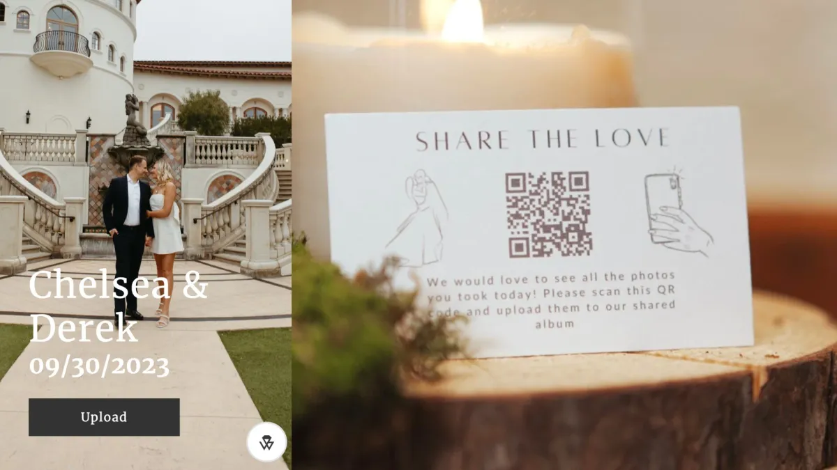 Wedibox platform showcasing digital wedding photography solutions for budget-conscious couples