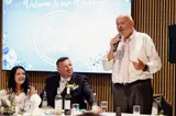Father of the bride giving a toast